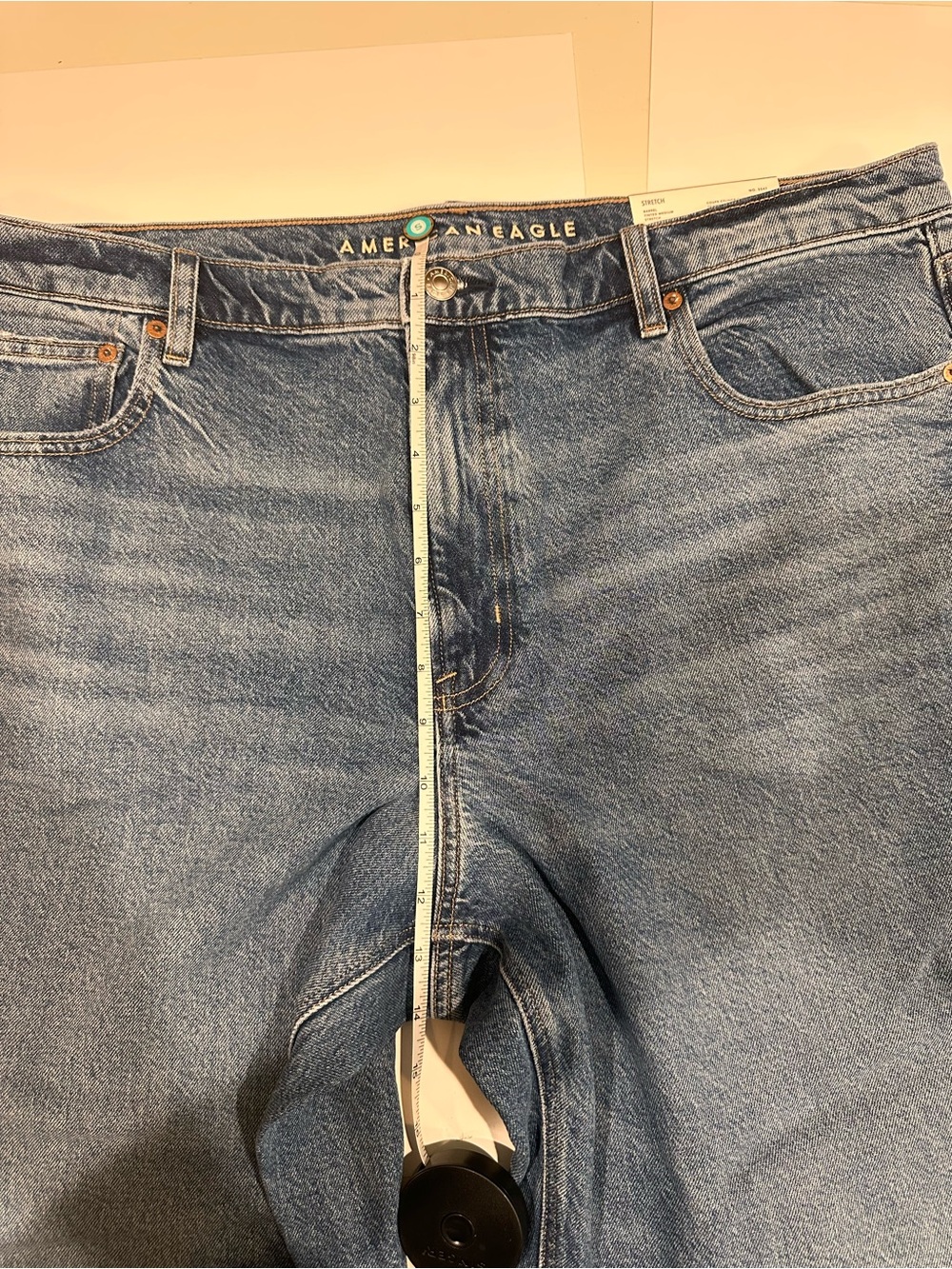 American Eagle Stretch Barrel Jeans Tinted Medium Stretch Size 18 (34W) - Picture 11 of 16